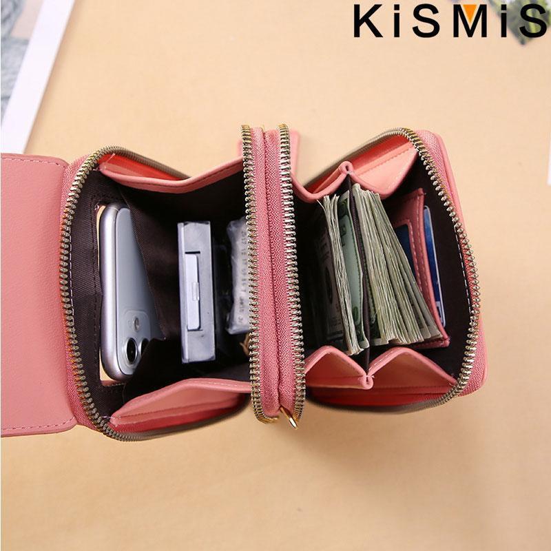 RFID Blocking Waterproof Clear Touchscreen Phone Wallet for Women, Crossbody Sling Bag with Multi Card Slots & ID Window, Lightweight Water-Resistant Purse for Daily Commute, Travel & Business Use, Flap Shoulder Bag