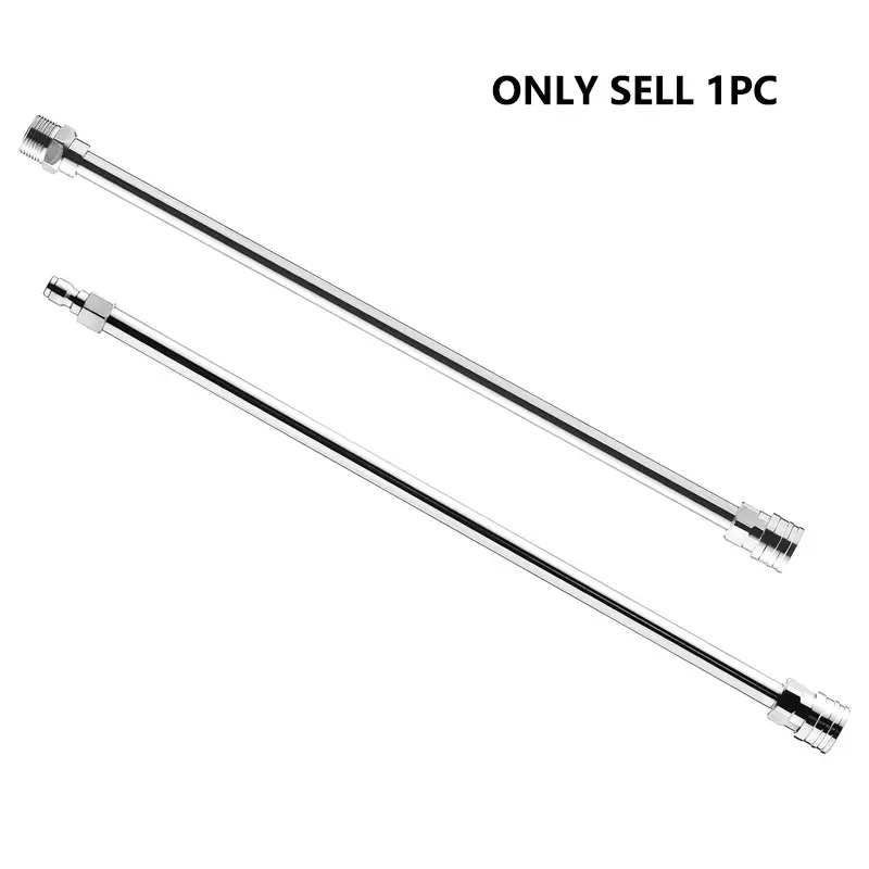 Pressure Washer Wand Extension Power Washer Lance for Pressure Washing Accessories M22 to 1/4" Quick Connect Hydro Jet Power Washer Wand