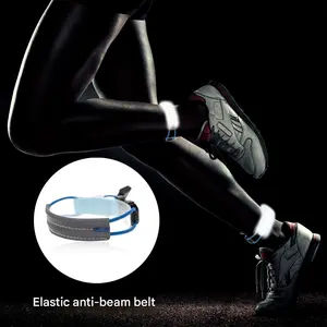 Reflective Strip Elastic Cycling Leg Strap, Adjustable Bicycle Trouser Band, Anti-Scratch Pant Clip for Road Bike & Mountain Bike Outdoor Riding