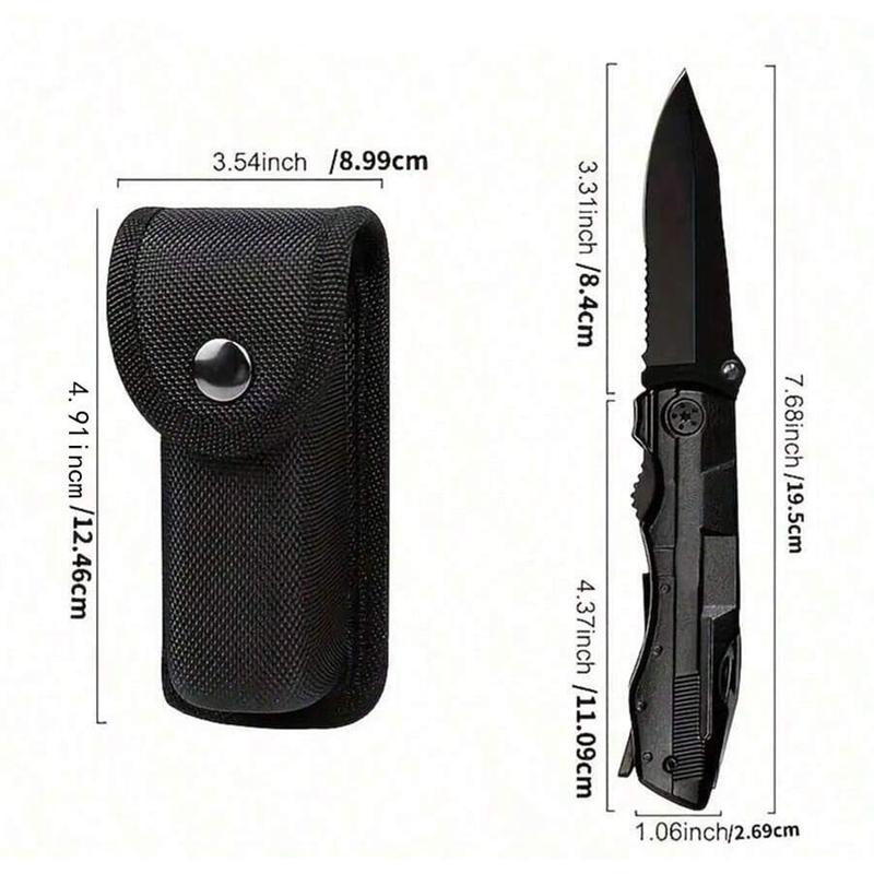 Multitool pocket Knife 16 in 1, with Saw, Blade, Plier, Screwdrivers, Bottle Opener, Folding knife, Portable Multipurpose Knives, for Camping, Outdoor Survival knife, Emergency Use, Perfect Gifts for Men and Dads