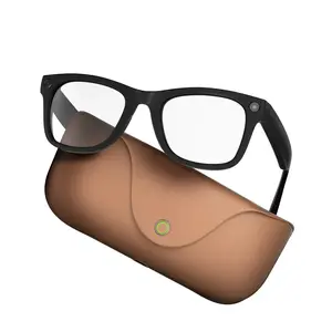 Modern Wearable Smart Glasses Camera, 2026 New Multi-Function Audio Sunglasses, HD Photos Videos, Ai Translator, Smart Translation Glasses, Bluetooth-compatible Call Music, Touch Control, Charging Case, Multifunctional Audio Sunglasses, Wireless Eyewear