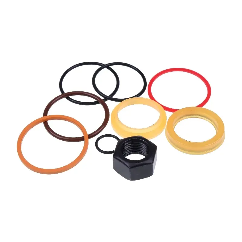 FridayParts Multi-Model Hydraulic Lift Cylinder Seal Kit with Leak Prevention Rubber Seals, Part Numbers 7137769-6803329 for Bobcat Loaders 444M,500,520,642,643,742,743,753,700,720,721,722,730,741,751,974,975