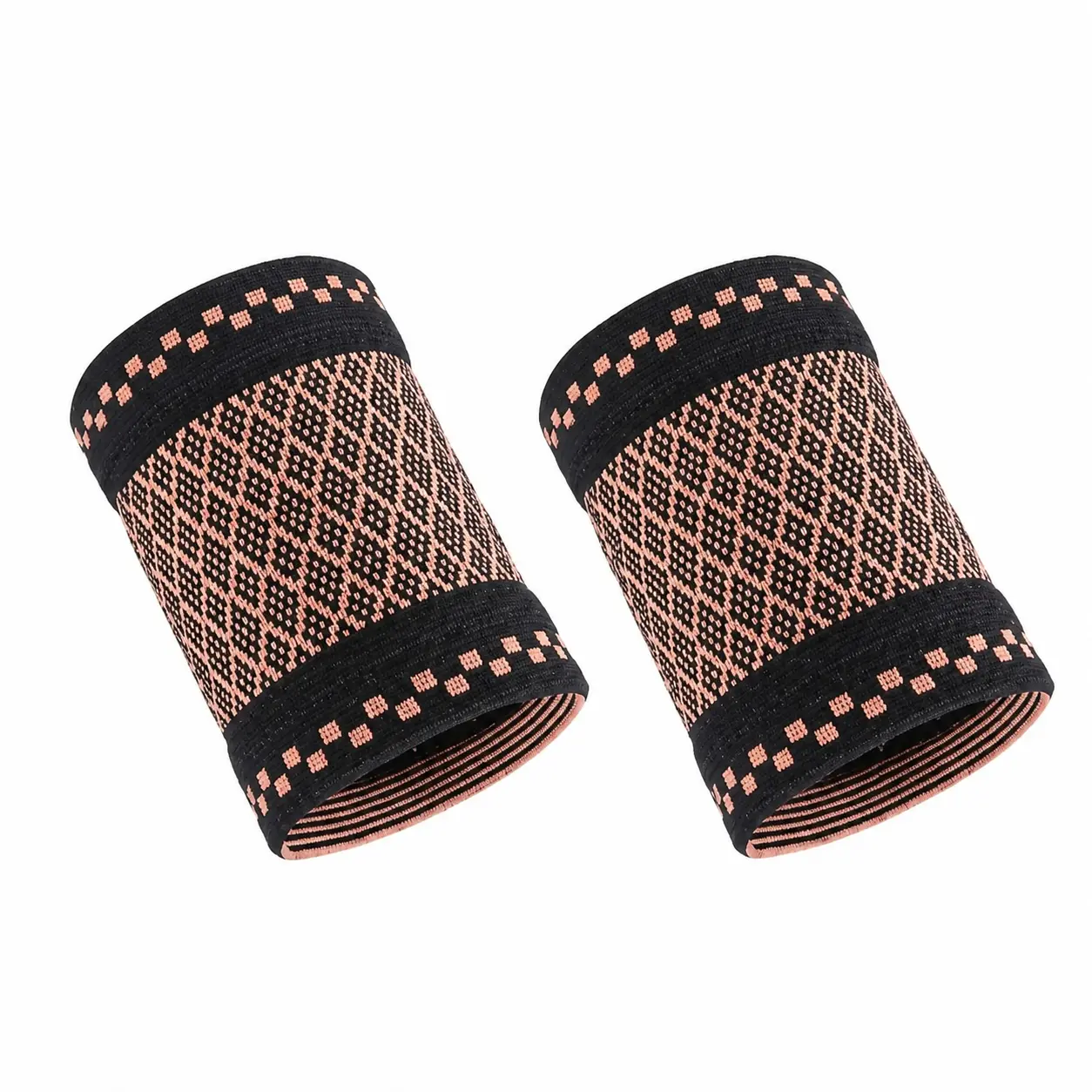 Unisex 2-Pack Compression Wrist Sleeves - Breathable, Elastic, Lightweight, Moisture-Wicking with Consistent Support Tech - Friction-Reduce, Stability-Enhancing Unisex Wear for Tennis Fitness, Outdoor Sports, Two-Pack