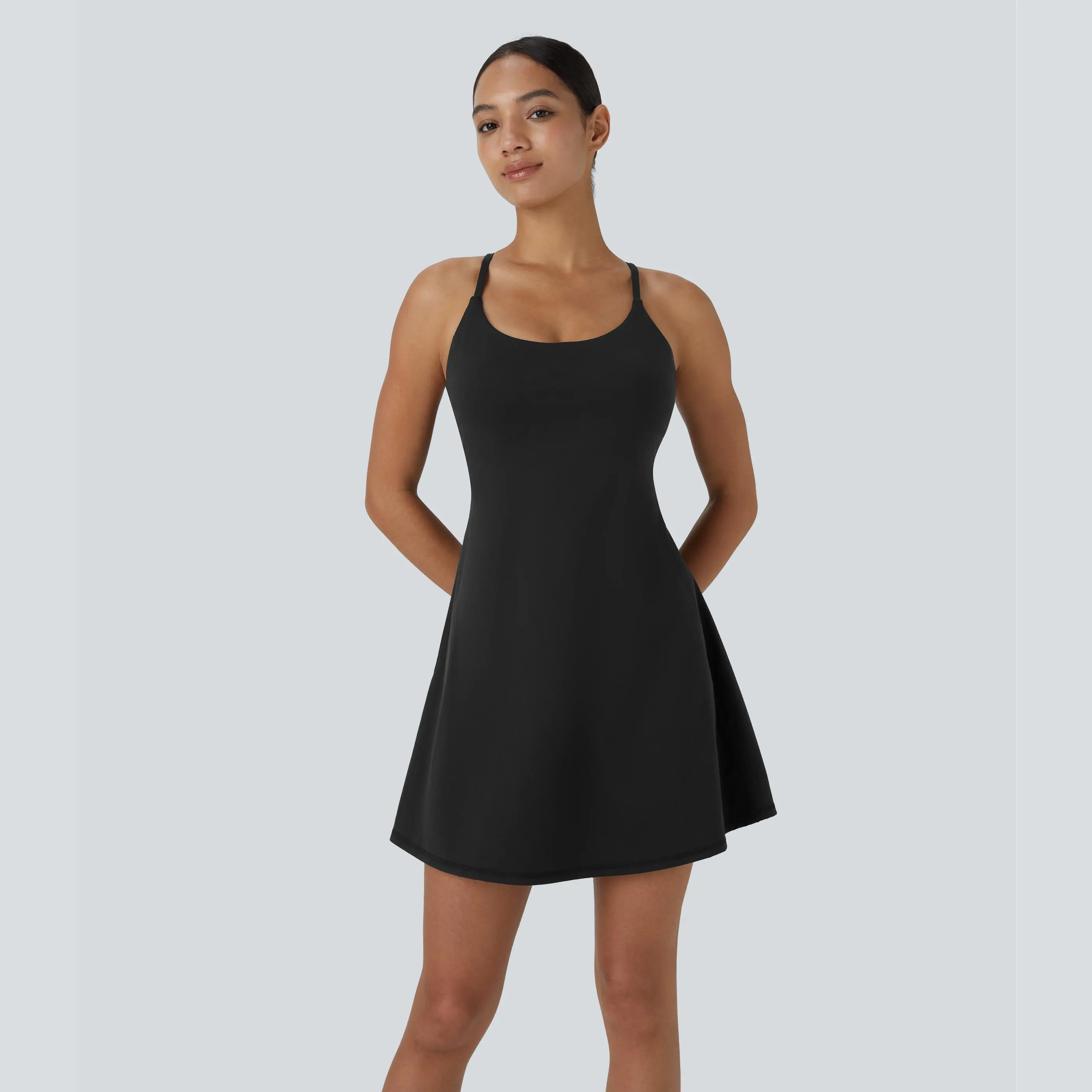 Halara Softlyzero™ Plush Backless Active Dress