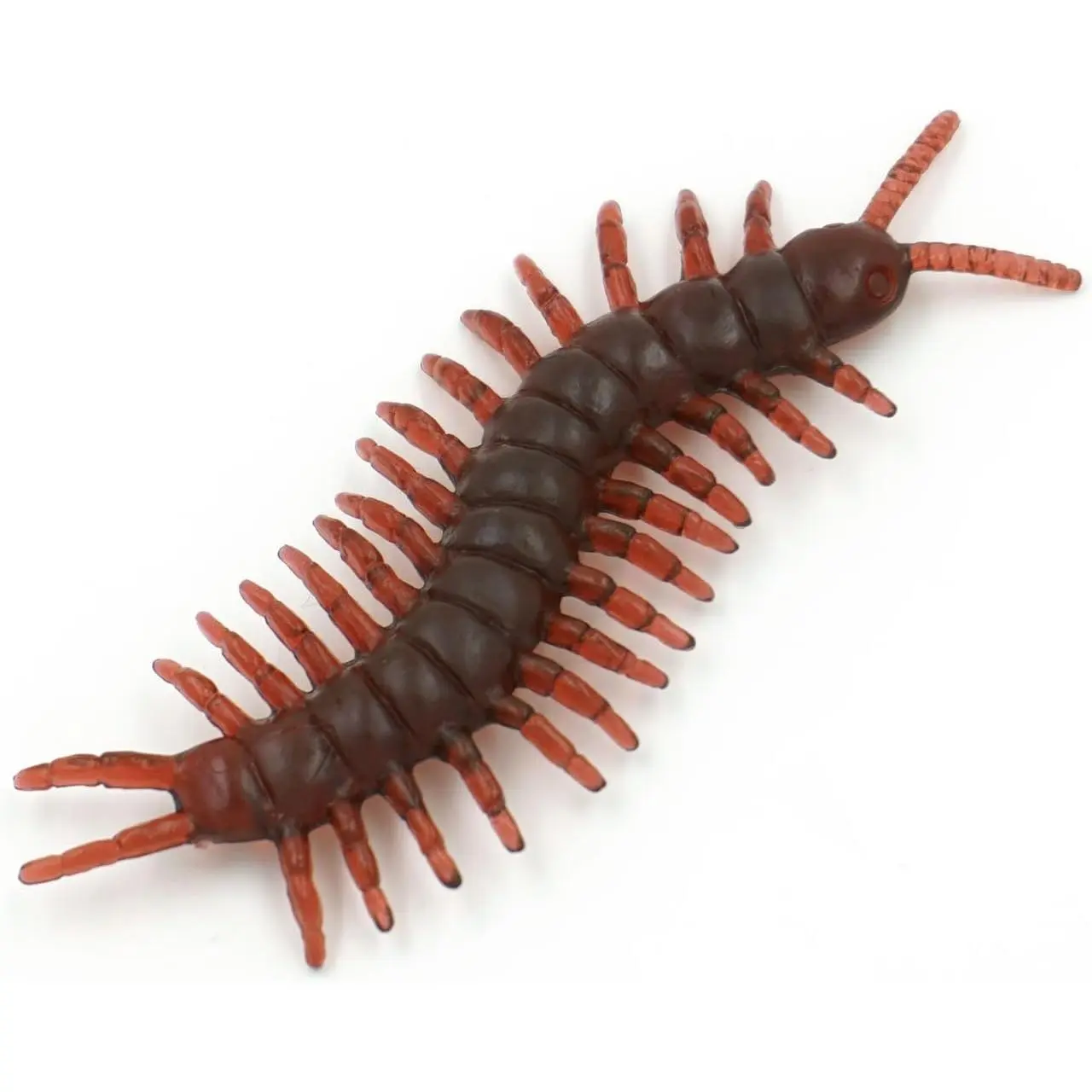 Vintage Mock Fake Plastic Centipede Scolopendra Insects Joke Toys Prank Scary Trick Bugs for Adult Funny Halloween Fool's Day Christmas Party