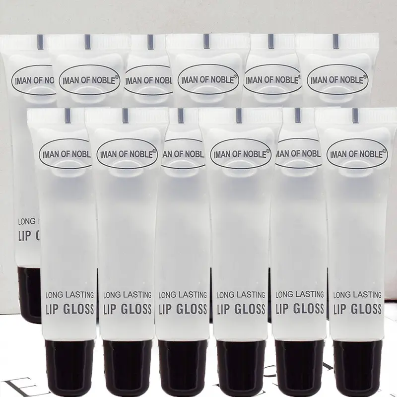 12 pcs Lip Oil Sets Gifts for Women Transparent hose, colorless, moisturizing, lip oil, lip gloss, long-lasting luster, adult lip care, portable for travel