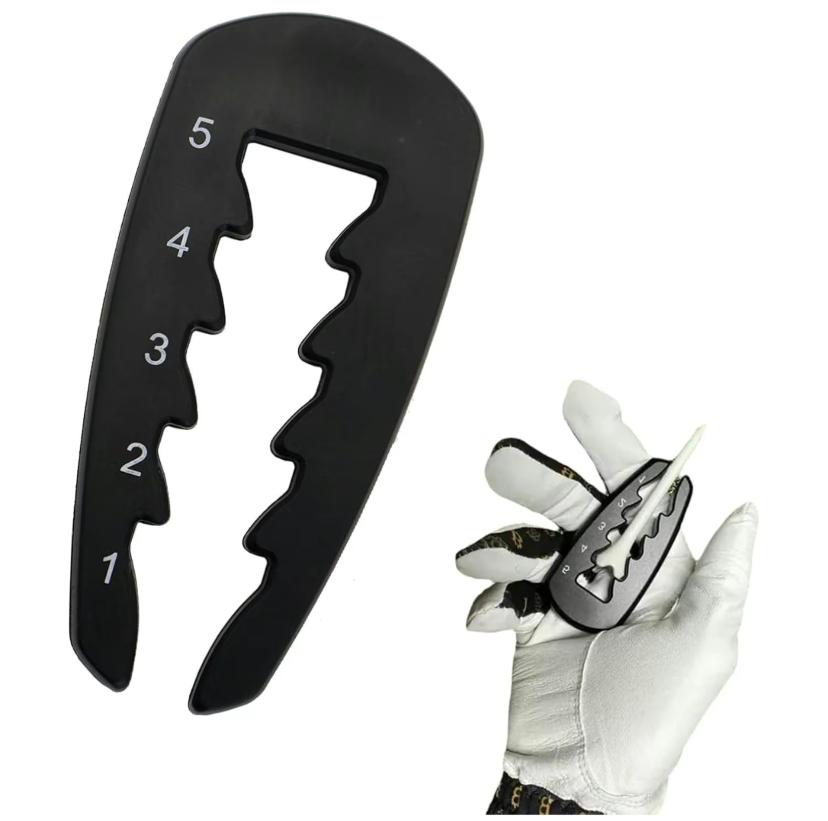 Golf Tee Height Tool,Adjustable Tee Height Setter Elevator Tool Height Measuring Device Lightweight Swing Training Aid