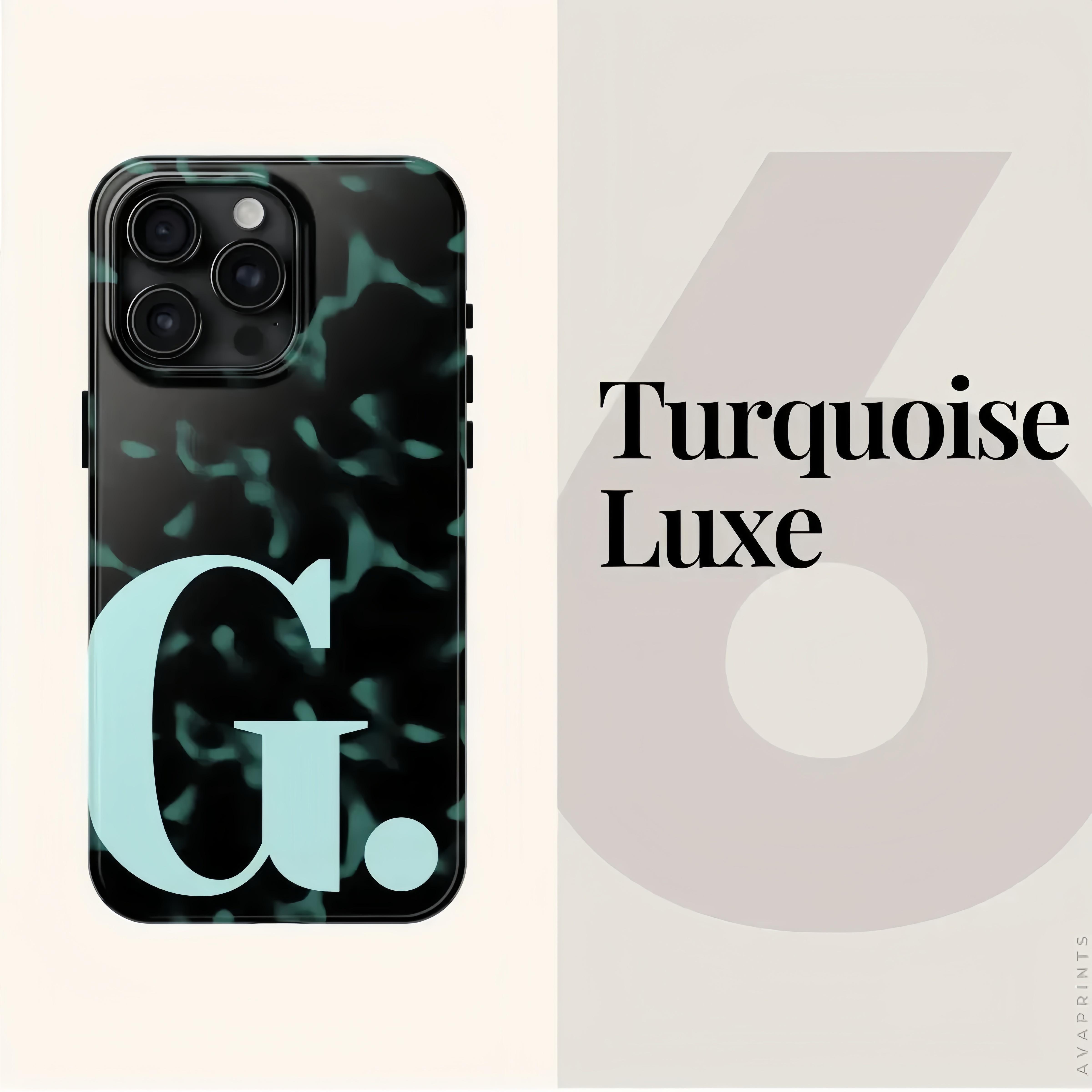 Tortoise Shell Custom Initials Phone Case, Phone Accessories, Cute Phone Case, Fashion Case, Perfect Gift for Her/Him, Phone Case for iPhone17 16 15 14 13 12 11Pro Max Plus Air , Creative Dual Layer Case  for boy girl