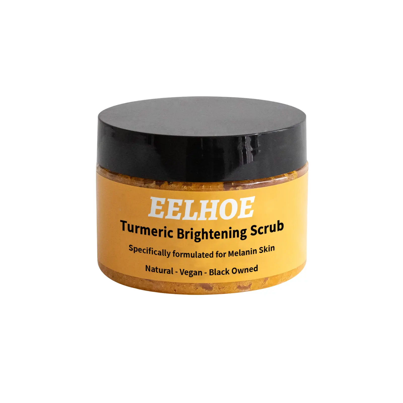 EELHOE Turmeric Body Scrub - Cleanses Skin's Dead Cells, Leaving Skin Smooth And Soft. Skin Cleansing And Exfoliating Scrub.