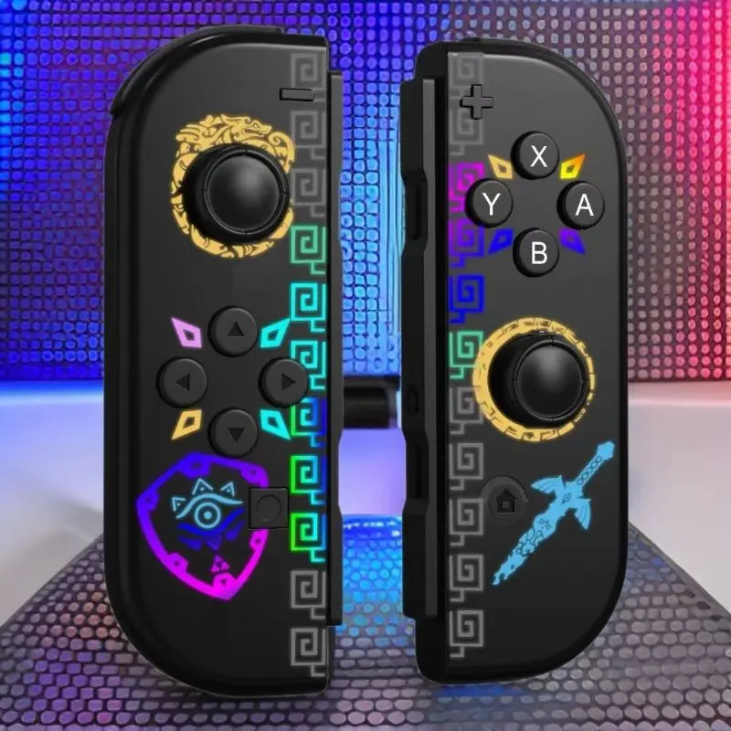 Wireless Game Controller for Switch Lite/oled, Dual Vibration & Wake Function, Ergonomic Design, Replace Joy-Con, Handheld/TV Mode