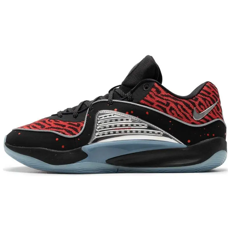 Nike KD 16 EP Low-Top Basketball Shoes for Men – Black and Red Verifiable, with credentials and supporting global authentication