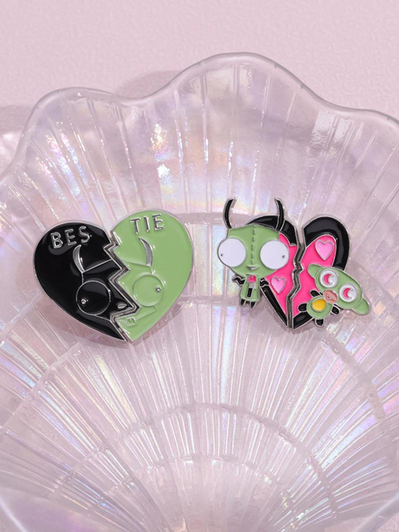 Cartoon Monster Design Brooch, Cute Creative Brooch, Fashion Accessories for Women & Men, Creative Gift, Jewelry for Backpacks, Jeans, Scarves, Hats Decoration