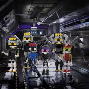 MOC Murder Drones V Figure Killer Building Blocks Set Anime Characters Game Series Bricks Toys For Children Birthday Xmas Gifts