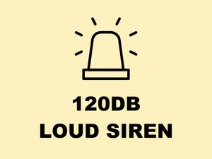 Securityman Door Security Bar with Alarm| Sliding Door Security| Door Stopper (120 dB Extra Loud Alarm) Enjoy Peace of Mind with Durable, Heavy Duty Door Jammer Door Stop Alarm Stick Inside