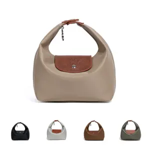 Fashion Crescent Bag Lightweight Durable Nylon Handbag with Adjustable Strap Satchel for Versatile Use in Multiple Colors Stylish Essential Companion