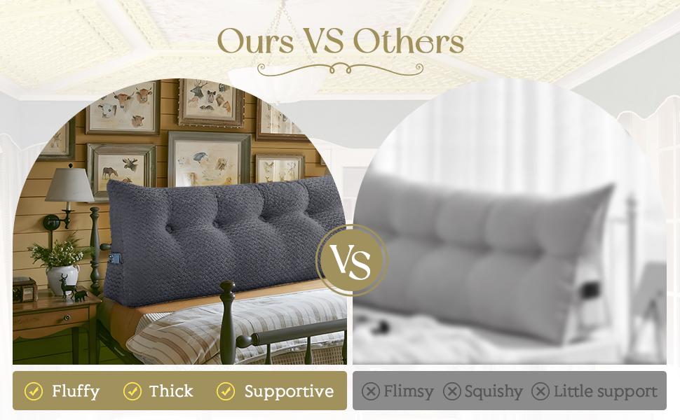 Headboard Wedge Pillow Large Headboard Pillow Wedge Pillow Headboard Soft and Supportive Bed Rest Reading Pillows for Sitting in Bed with Removable Cover Headboard Wedge Pillow Large Headboard Pillow Wedge Pillow Headboard Soft and Supportive Bed Rest Reading Pillows for Sitting in Bed with Removable Cover