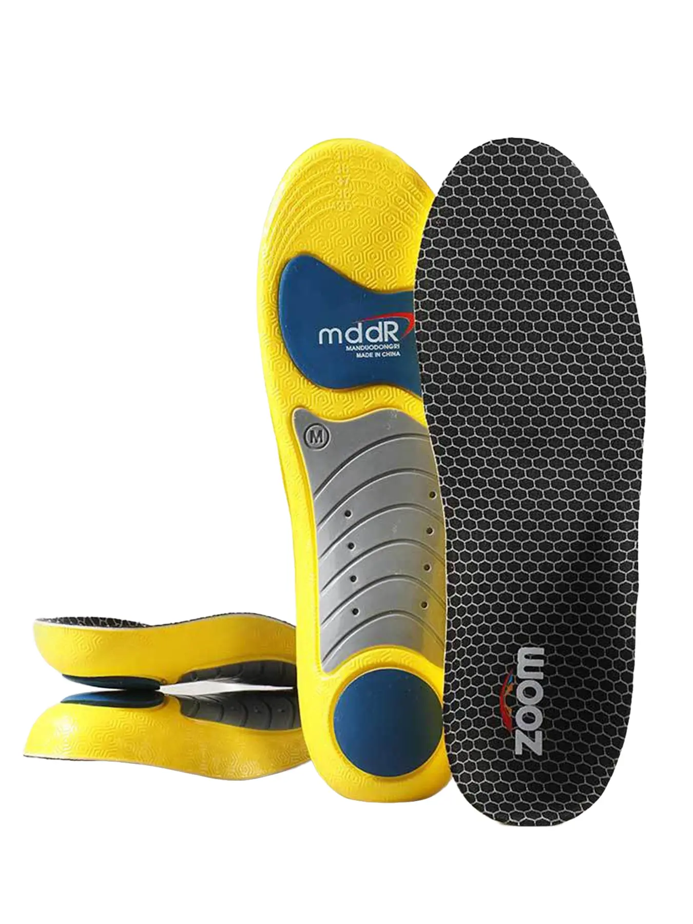 Pain Relief Orthotic Insoles, High Arch Support for Plantar Fasciitis, Unisex Flat Foot Correction, Work Boots Cushions