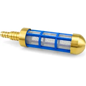 TIKSCIENCE Pressure Washer Filter Brass 3/4'' 5/8'' Hose Water Suction Strainer Pickup Filter Hose Inlet Strainer for Water Tank Connection to Suction Hose