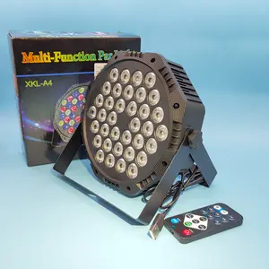 LED Disco Stage Light Projector, 36w Rgbw Remote Control Flashing Lamp, Music Controlled, for Dj, Nightclub, Ktv, Bar, Theater, Party