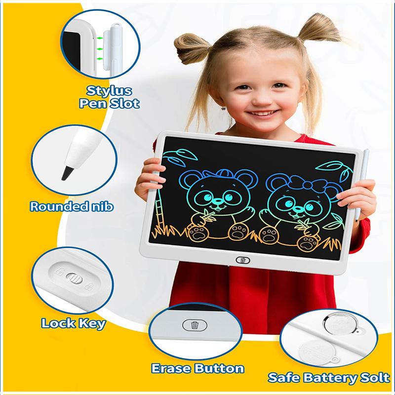 LCD Drawing Tablet Writing Board Kids Doodle Painting Handwriting Pads Toys for Children Gifts