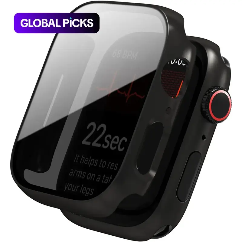 Anti-Peep Privacy Watch Screen Protector, Hard PC Watch Screen Protective Film, Watch Screen Cover for Apple Watch Series 9/8/7/6/5/4/SE/SE2/Ultra, Smartwatch Accessories, Wearable Accessories, Wearable Tech Accessories #GLOBAL PICKS