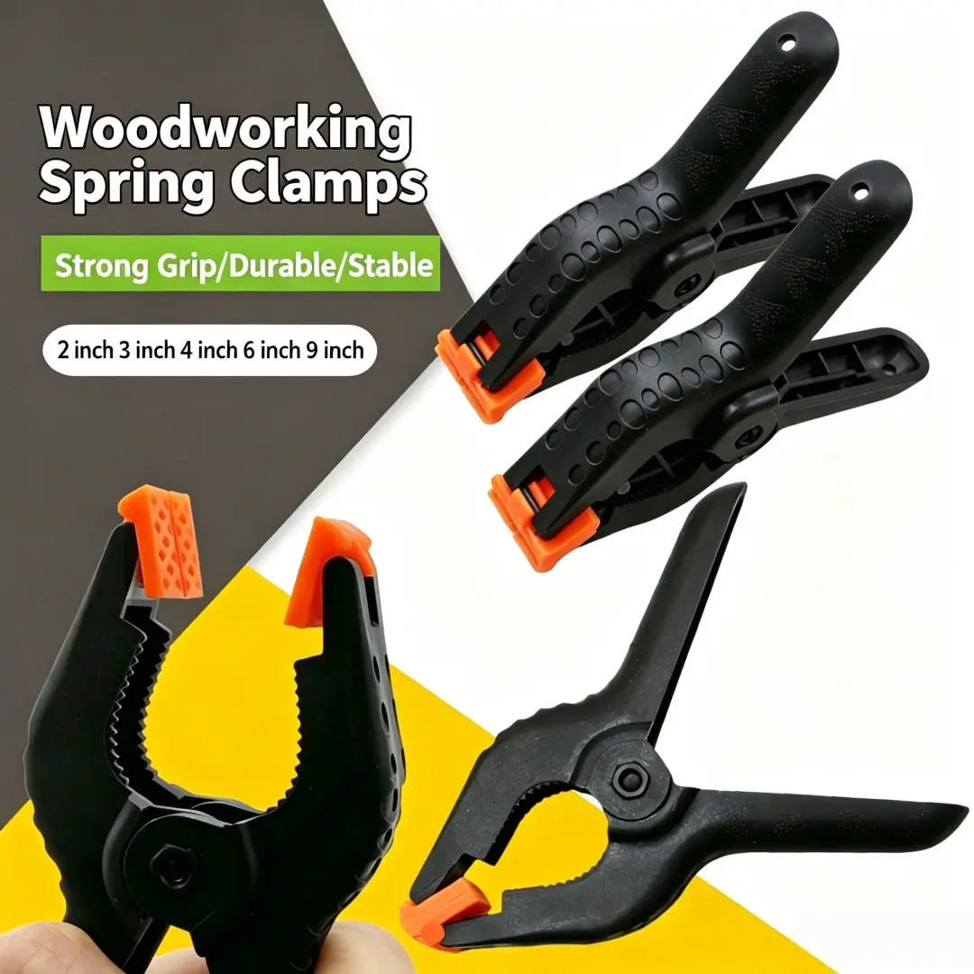 Plastic A-Frame Spring Clips, 2/3/4/6/9 Inch Woodworking Clamps, Multi-Purpose Strong Hold, Photography, DIY, Canvas, Model Making