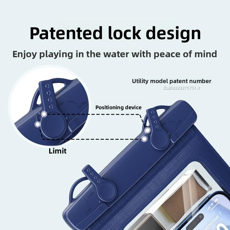 New Arm Belt Mobile Phone Waterproof Bag Touch Screen Mobile Phone Case Sports Arm Bag Large Capacity Outdoor Waterproof Bag
