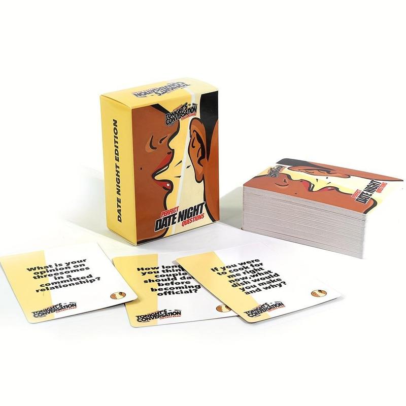 Date Night Question Card Game, 1 Set Funny Conversation Card Game, Family Board Games, Tabletop Games, Perfect Date Night Questions Card Game for Couples and Families #TOP PICKS