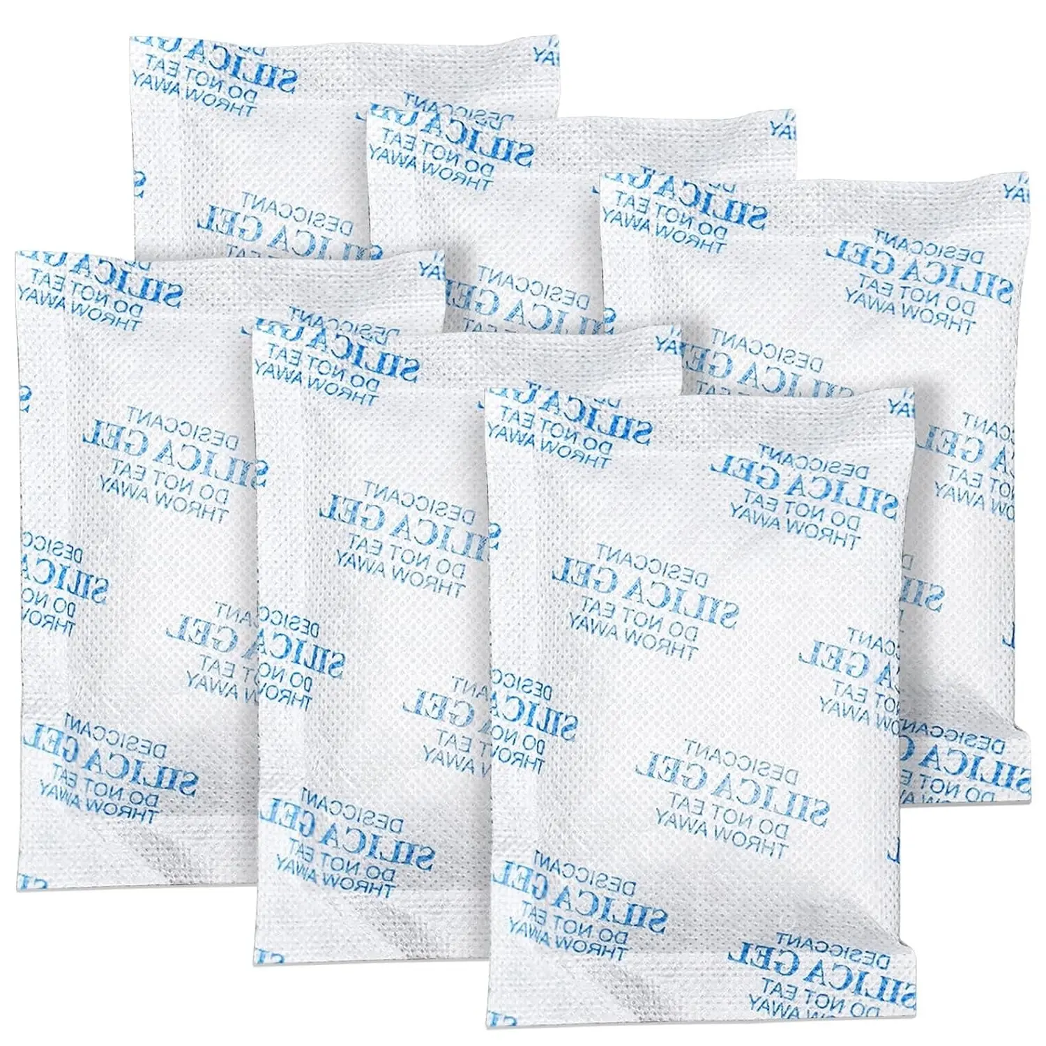Silica Gel Packets, 100 Gram (12 Packs) Food Safe Reusable Desiccant Moisture Absorbers for Storage, Foods, Storage Bins, 3D Filaments, Electronics, SafesGift