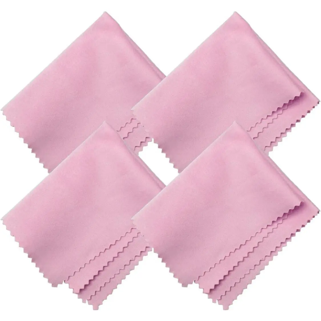 Microfiber Screen Cleaning Cloths,  4-Pack 6 x 7 inches for Cell Phones, Tablets, LCD TV, Laptop, Camera Lenses, Surface Tablet, ,  GPS Screens, Spectacles, Glasses, Watches []