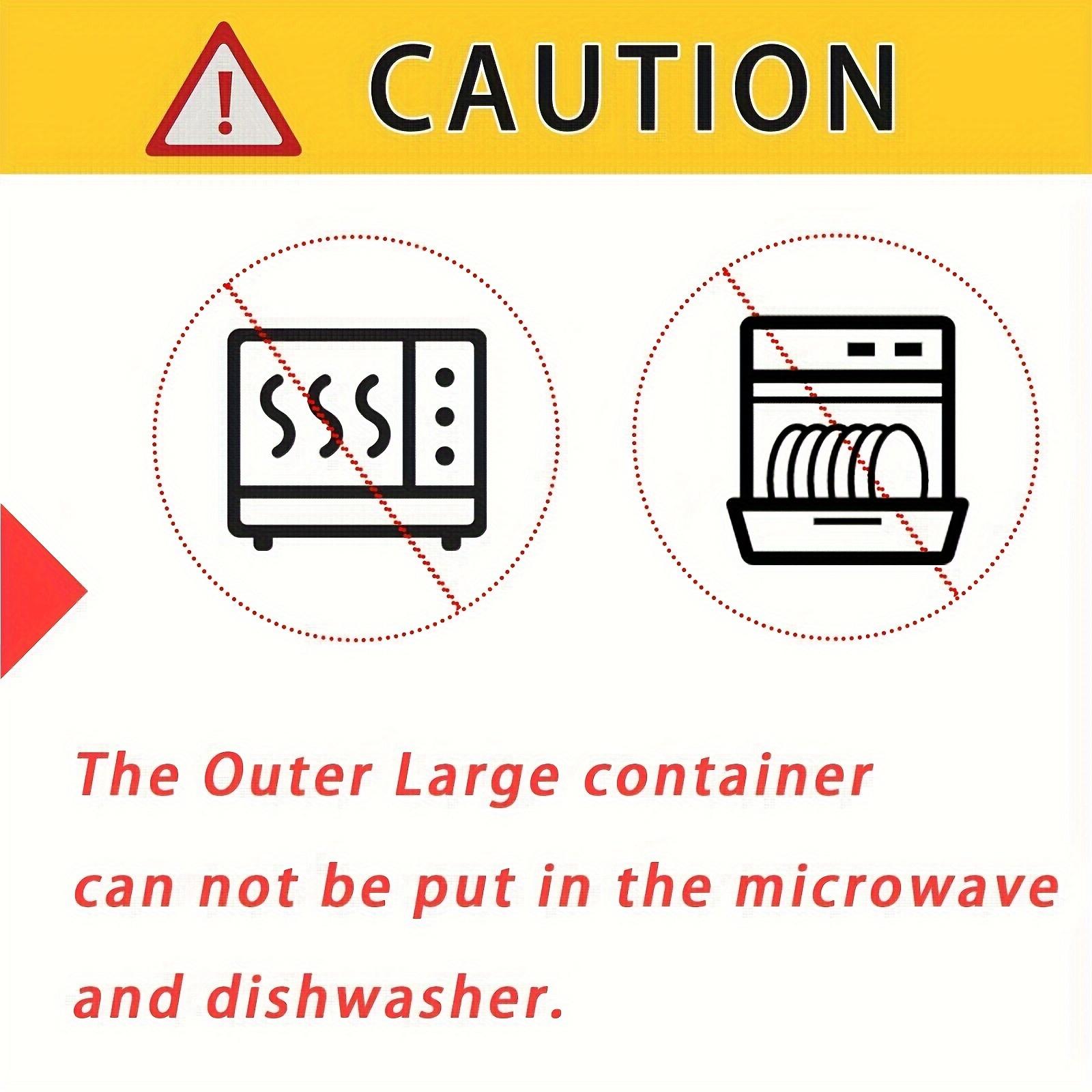 1pc, Multi-Compartment Box With Handle, Plastic Food Serving Tray With Lid, Stackable Fruit And Vegetable Container, 8 Detachable Mini Boxes For Snacks, Salads, Candy