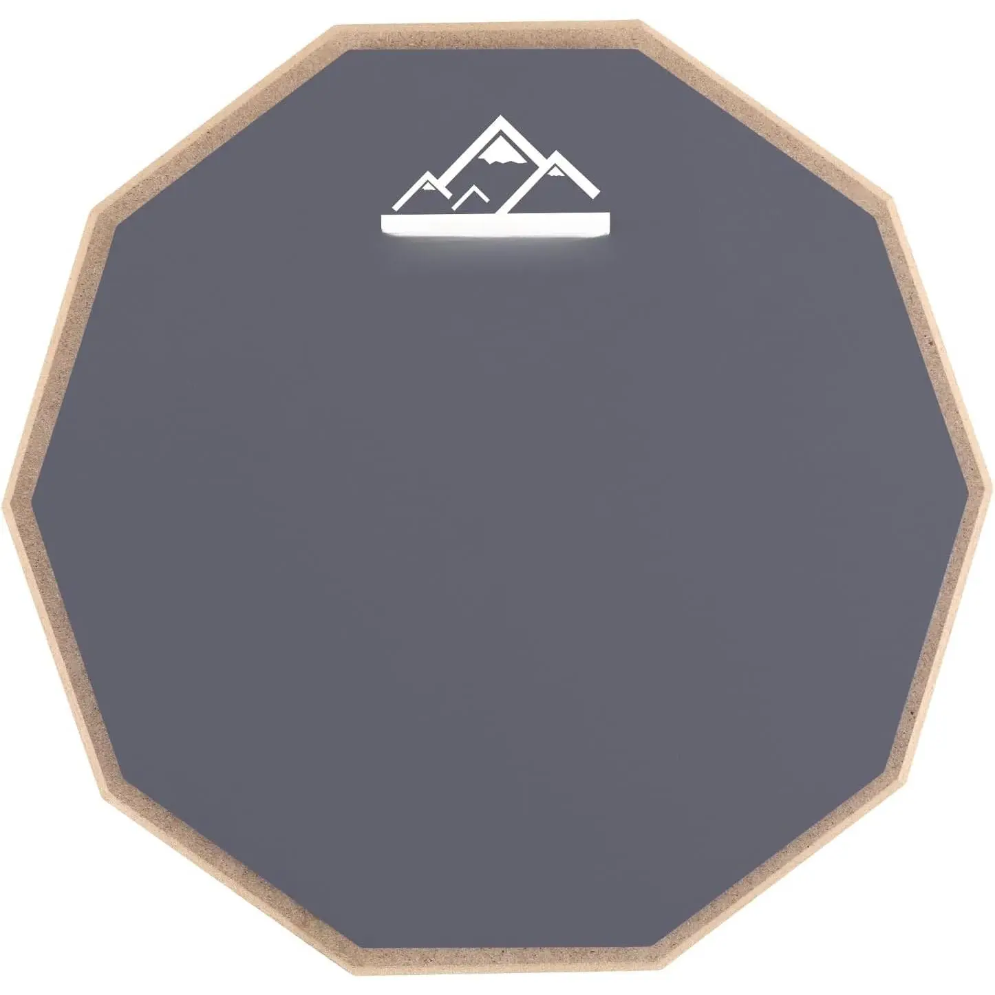 8-Inch Double-Sided EVA Mute Practice Drum Pad, Blue, Ideal for Beginners (Percussion Instrument Accessory)