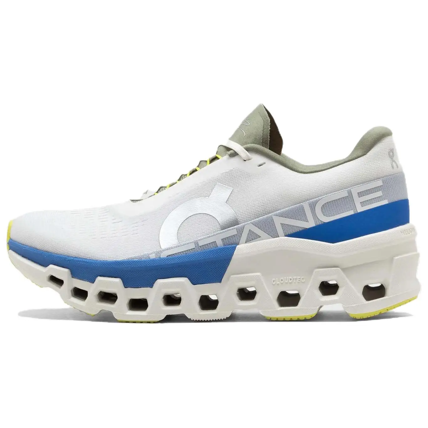 On Cloudmonster 2 Men's Low-Top White Running Shoes Soft Comfortable High Traction Durable Verifiable, with credentials and supporting global authentication