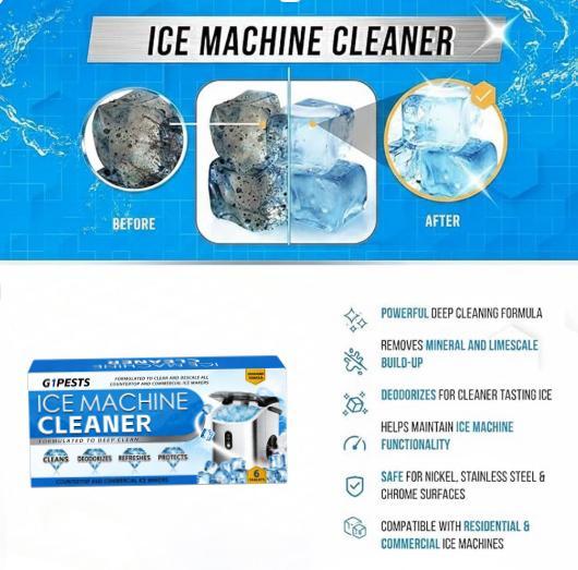 Newly packaged AGICEA 12-piece ice maker cleaner descaling agent, upgraded formula, suitable for household ice maker cleaner, ice machine cleaner