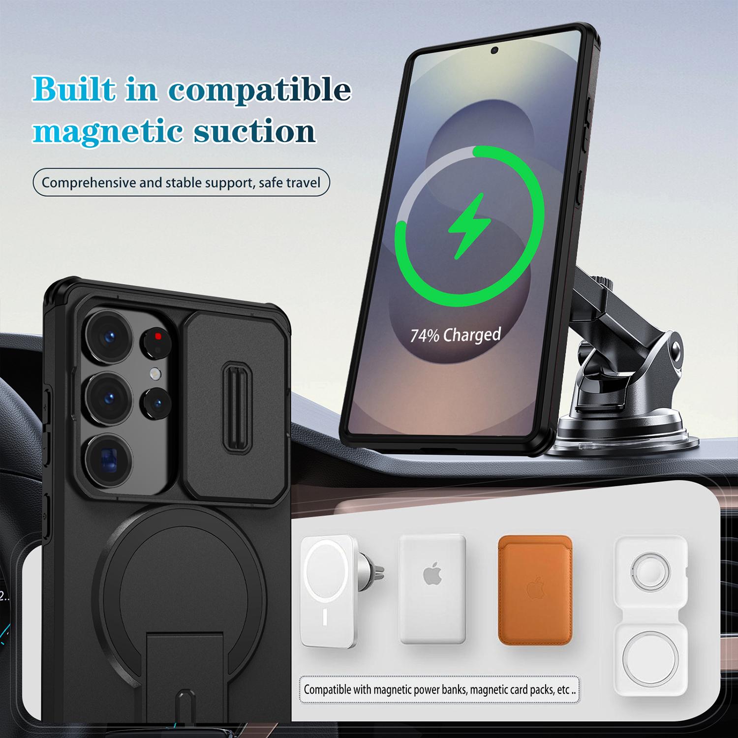 Magnetic Case For Samsung Galaxy S26 S25 S24 S23 Ultra Plus, Matte Hard PC Shockproof Phone Case With Camera Protection, Compatible With MagSafe, Slim Silicone Protective Cover#MothersDayGift #GiftsForHer