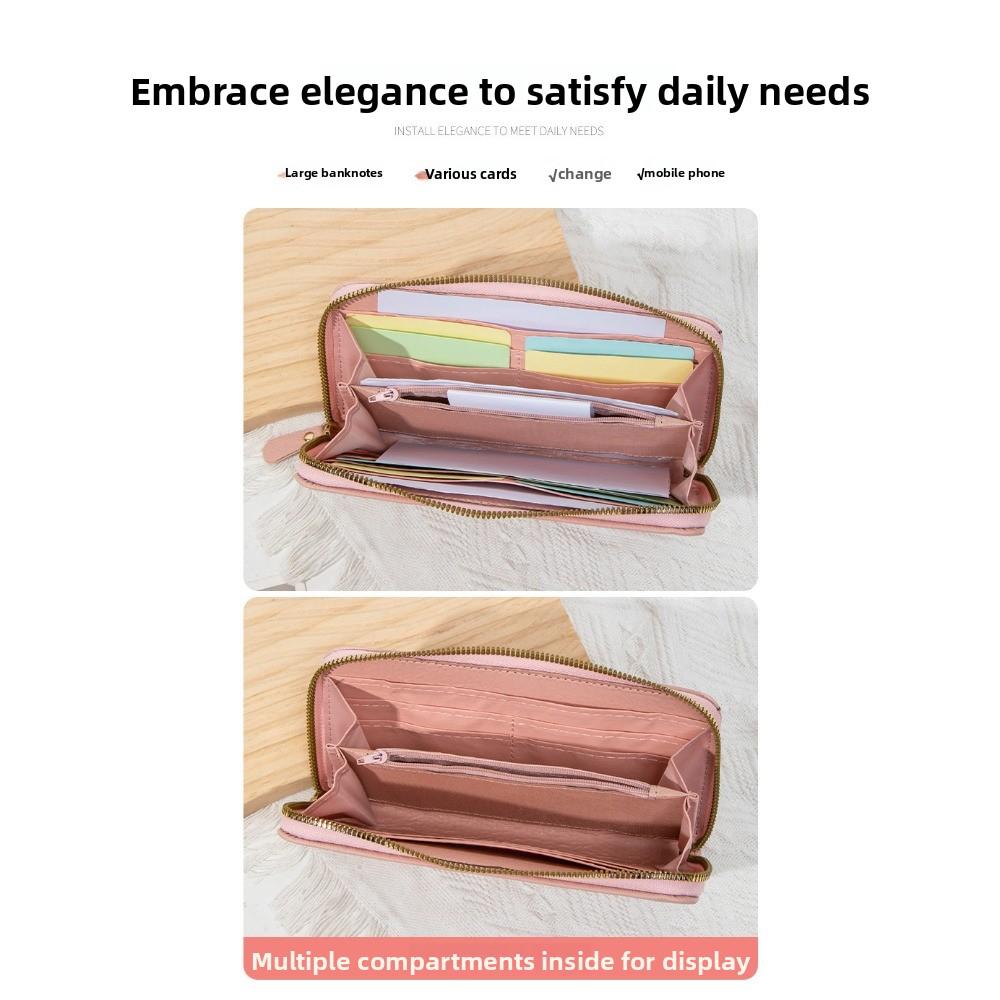 2026 Women’s Embroidered Floral Wallet – Multi-Card Organizer & Fashion Clutch Purse