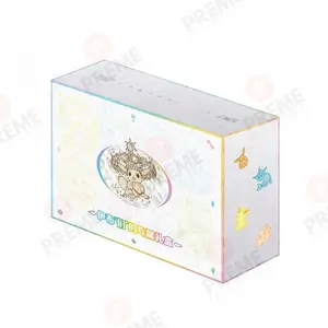 Pokemon Simplified Chinese Eeveelution's "Eevee & Friends"Premium Collection Box Featuring Exclusive Espeon ex,Umbreon ex Promo cards,Prismatic Evolutions PACK*15 CSV9.5C,Full Eevee-themed Gameplay Accessories(playmat, deck box, card sleeves)