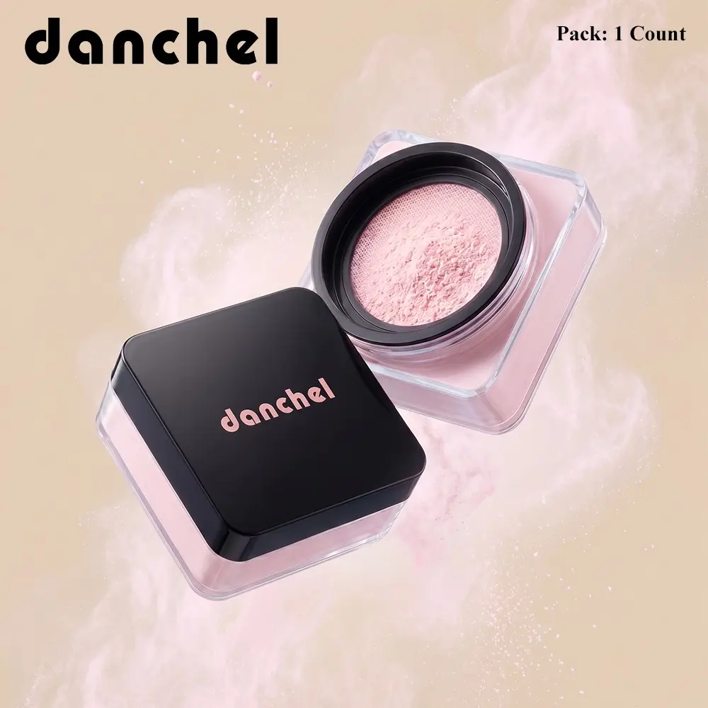 Matte Oil-Control Setting Powder, 8 Colors Available, Long-Lasting, Waterproof, Sweatproof, Soft Focus Effect, Ideal for Daily Commute, Dates, Beginner-Friendly