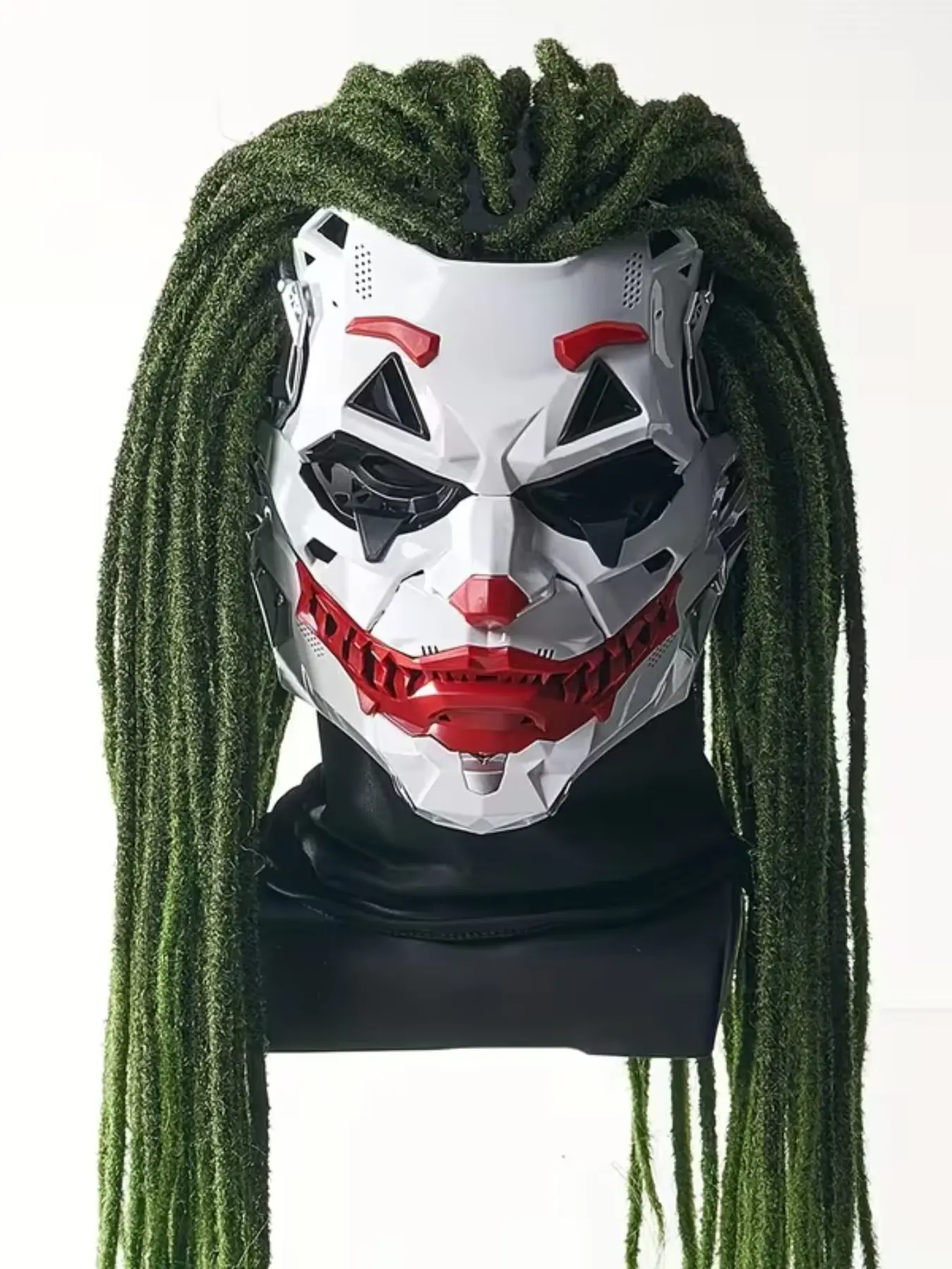 Halloween Clown Role Play Mask, Clown Mask for Halloween Party Costume Props, Makeup Ball Carnival Party Mask, Fun Halloween Accessory