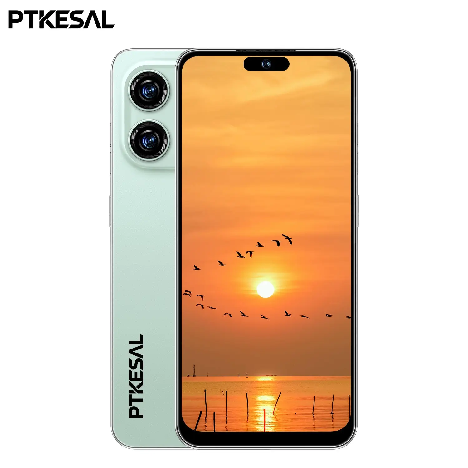 PTKESAL-cost-effective 16 Pro Max, 4+64GB, 5+13MP camera, Android 10 system, 4G network, MTK6750 eight nuclear processor, 4100mAh battery, supporting true fingerprint identification.