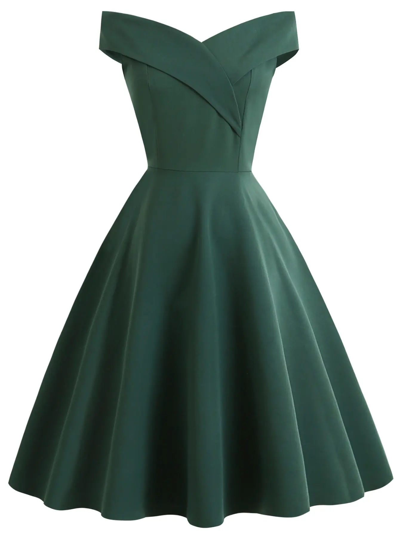 Vintage One-Shoulder A-Line Dress, Knee-Length Party Gown, Colorblock Sleeveless High-Waist Elegant Dress, Perfect for Cocktail & Graduation Parties