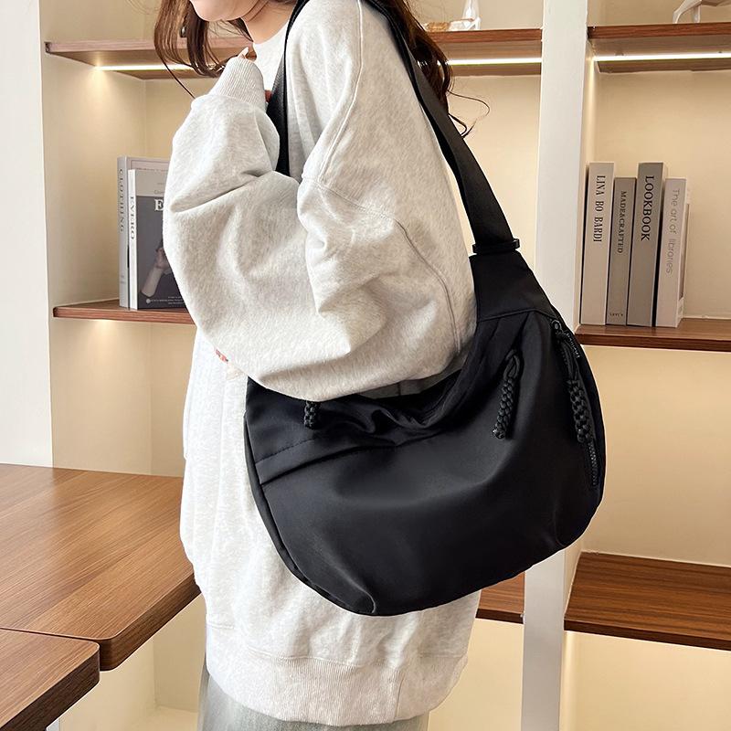 2026 New Nylon Shoulder Crossbody Bag, Casual Japanese & Korean Versatile Dumpling Bag for Autumn & Winter Outings women handbags luxury designer tote real