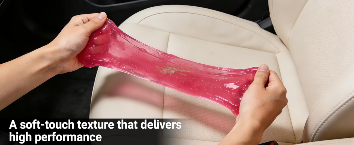 2Pack Cleaning Gel Car Putty Car Clean Putty Gel Auto Tools Car Interior Cleaner Car Cleaner Car Cleaning Slime Car Assecories Keyboard Cleaner Rose (320g/11.2oz) : Automotive