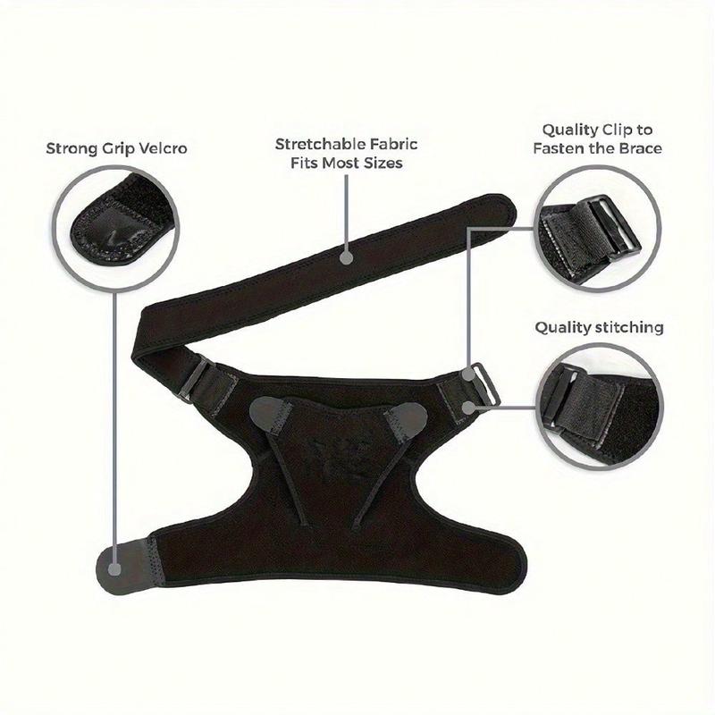 1 Piece Shoulder Strap, Shoulder Strap, Shoulder Sleeve for Tearing, Shoulder Support Bracket with Pressure Pad for Relieving Shoulder and Joint Pain Healthcare Tool