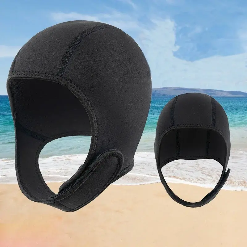 1PCS 3MM Neoprene Diving Hood Waterproof Hat Wetsuit Hood Swimming Cap Suit Surf Scuba Diving Cap Surf Fishing Spearfishing Kitesurf1PCS