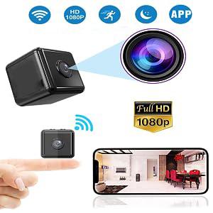 STANDARD GOODS MiniSmart Hidden HD Cameras Wireless WiFi Camera for Home Security - Night Vision, Built - in Battery, App Control (iOS & Android) - Ideal Indoor Nanny, Pet & Dog Camera