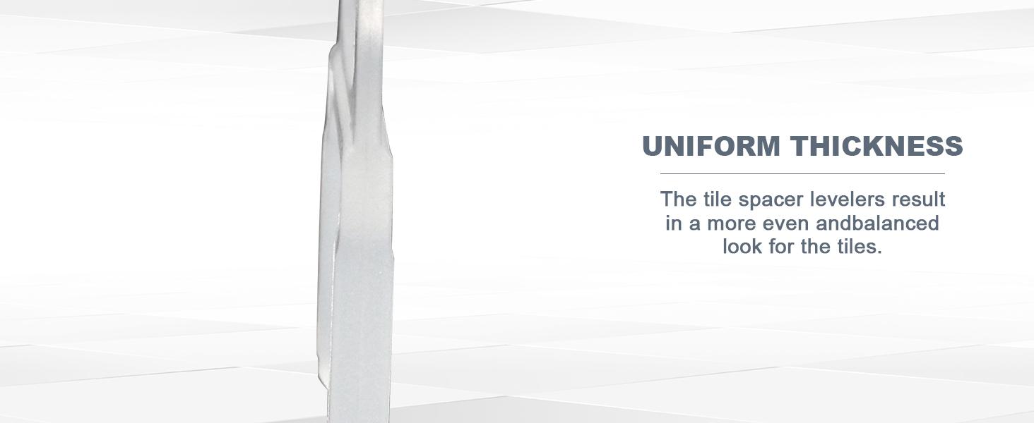 BASIC SUPPLY Tile Leveling Clips Tiles Leveler Spacers - 2000 Spacers Tile Leveling System 1/8 Inch Clips Lippage Free Tile and Stone Installation for PRO and DIY