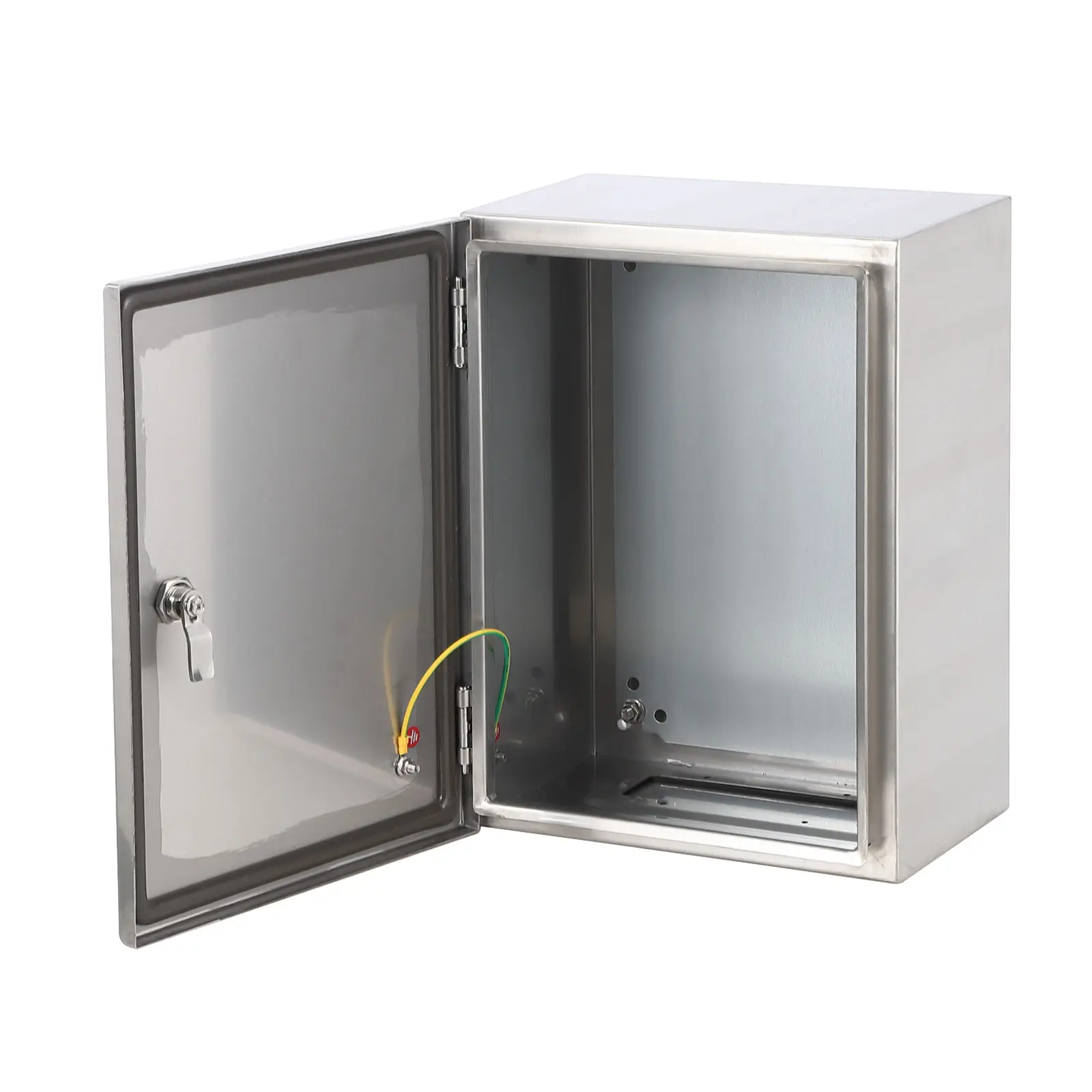 IP65 Waterproof Stainless Steel Electrical Junction Box – 20x16x8 Inch Enclosure – Outdoor & Indoor Use – Mounting Plate Included – Dustproof, Weatherproof, Power Distribution Box