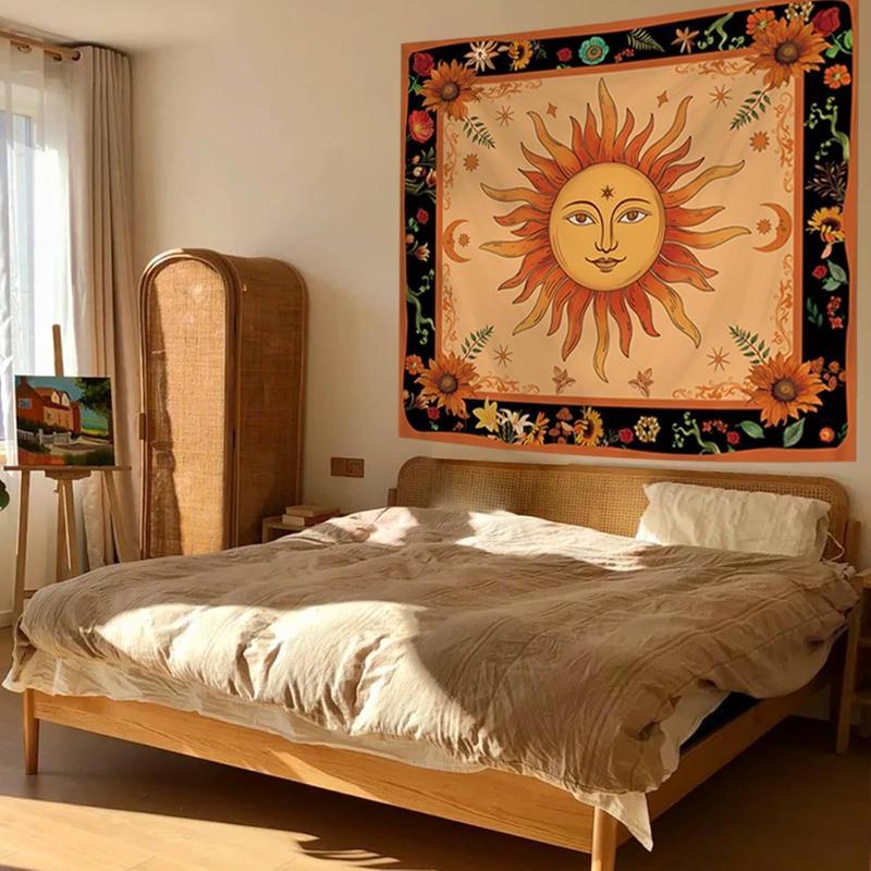 Forest Wall Tapestry for Bedroom, Nature Green Tree of Life Tapestries Wall Hanging, Fairy Tales Magical Landscape Backdrop Tapestry for Living Room Dorm Decor
