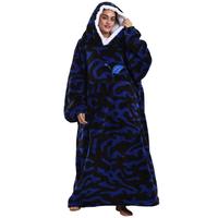 Dark Blue Leopard Print